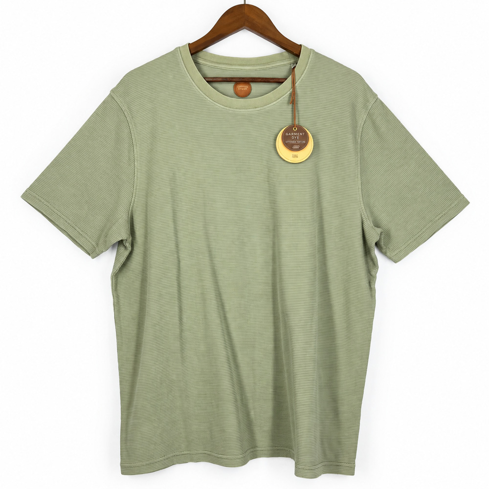 Common People Waffle Knit Tee Size XL Sage Green Coastal